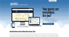 Desktop Screenshot of guestdesk.com